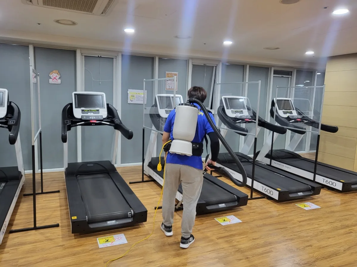 동작구 노량진동 헬스장 탕비실 직원 휴게공간 위생청소 사례 - 행진크린