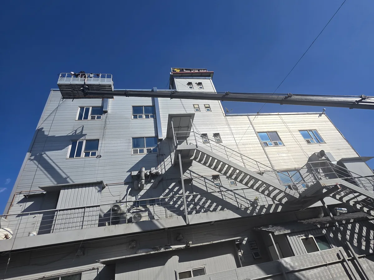 노원구 중계동 건물 화장실 세면대 살균 위생청소 사례 - 행진크린